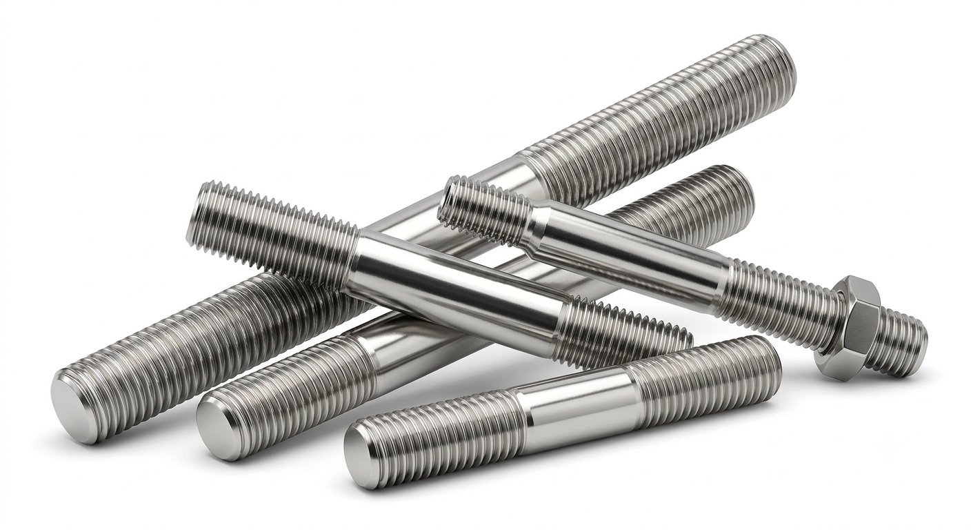 Stud bolts manufactured by Mishkat Pipe Fittings Co.