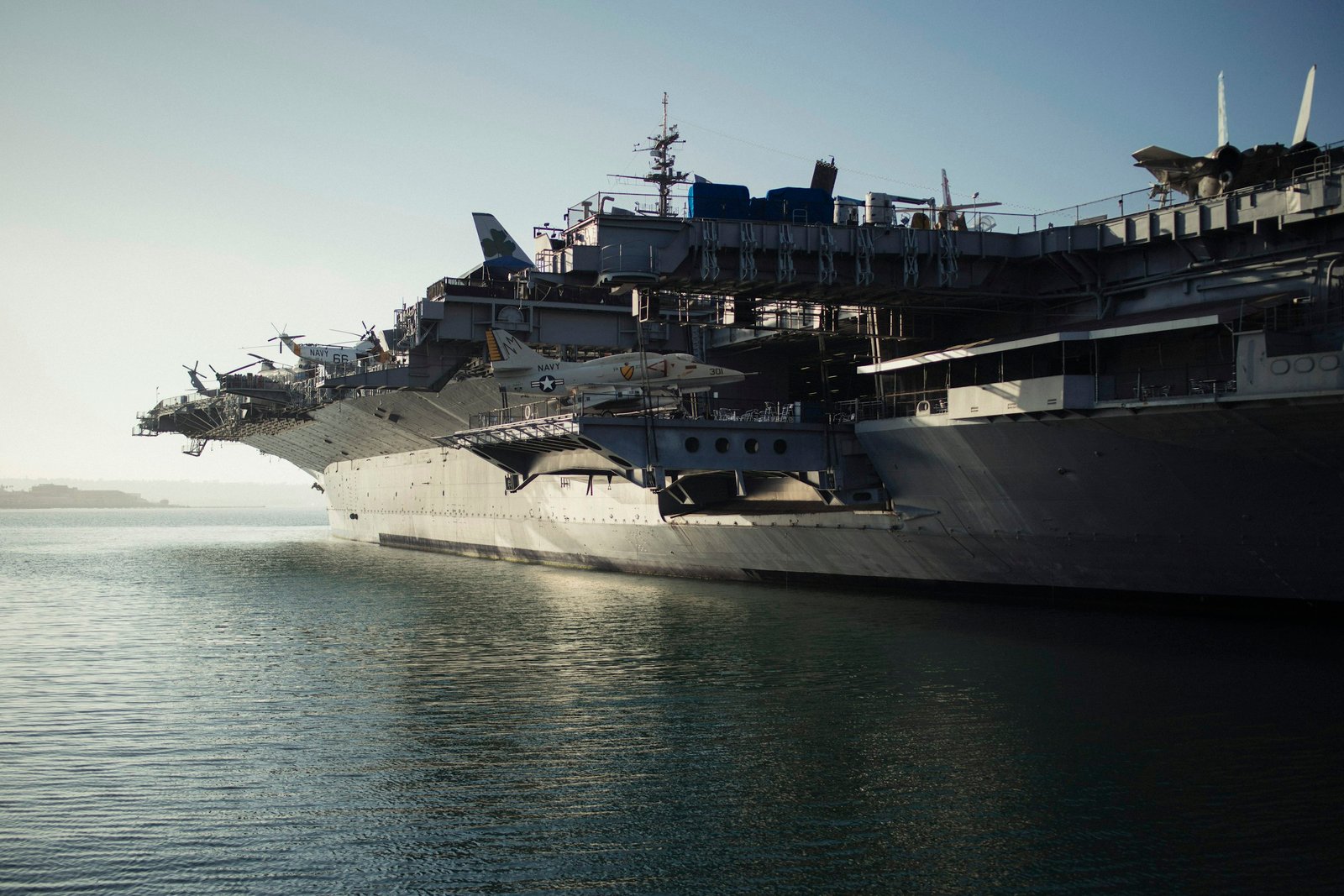 Gray naval warship on the water